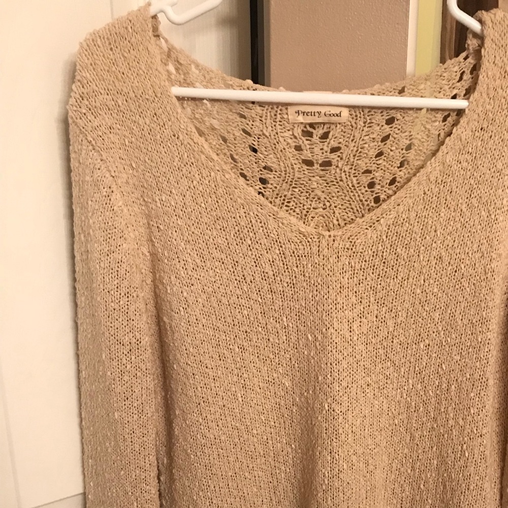 Back detail sweater